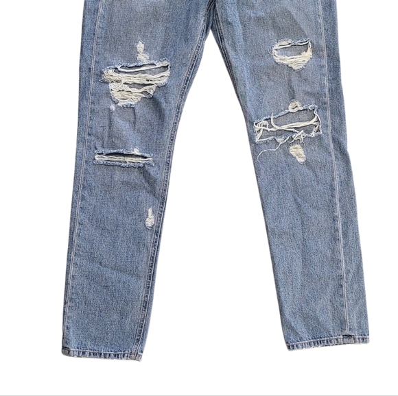 RAG & BONE Boyfriend Cropped Jeans, Womens 27, Distressed - Picture 6 of 8
